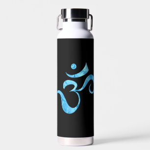 Türkis Sparkle Om Trinkflasche