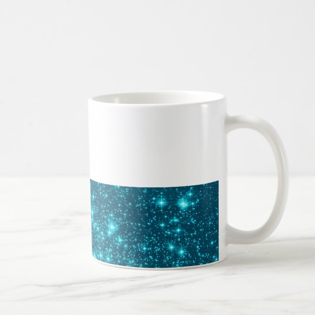 Türkis Sparkle Tasse (Rechts)