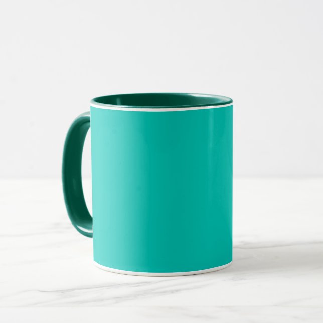 Türkis Tasse (Vorderseite Links)