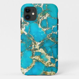 "Türkis-Telefon-Kasten " iPhone 11 Hülle