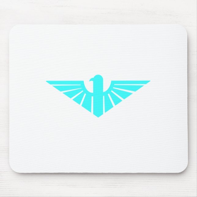 Türkis Thunderbird Mousepad (Vorne)