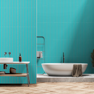 Türkis und Aquamarine blaue Streifen Tapete