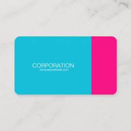 Türkis und noble Visitenkarte des Rosas