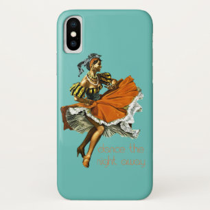 Türkis-vintage-tänzerin aus der Karibik Case-Mate iPhone Hülle