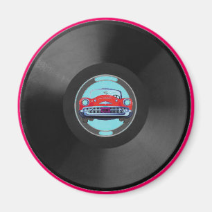 Türkis, vinyl-record1, Auto Magnet