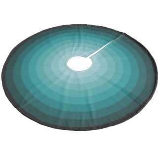 Türkis-Weihnachtssüßigkeits-Baum-Rock durch Janz Fleece Weihnachtsbaumdecke