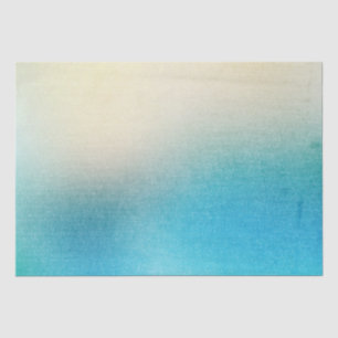 Türkis White Aqua Blue Starfish Beach Hochzeit Seidenpapier