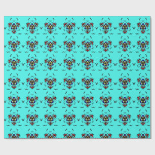 Türkis Zen Mandala Geschenkpapier
