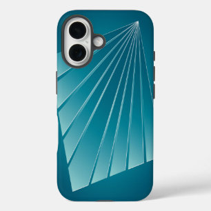 Türkisbänder iPhone 16 Hülle
