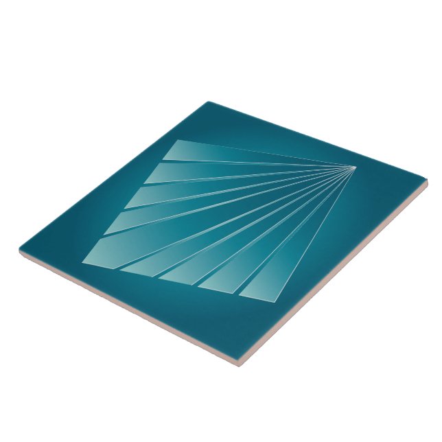 Türkisbänder Fliese (Seite)