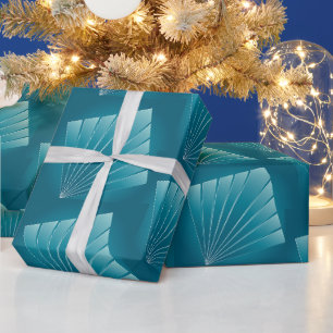 Türkisbänder Geschenkpapier