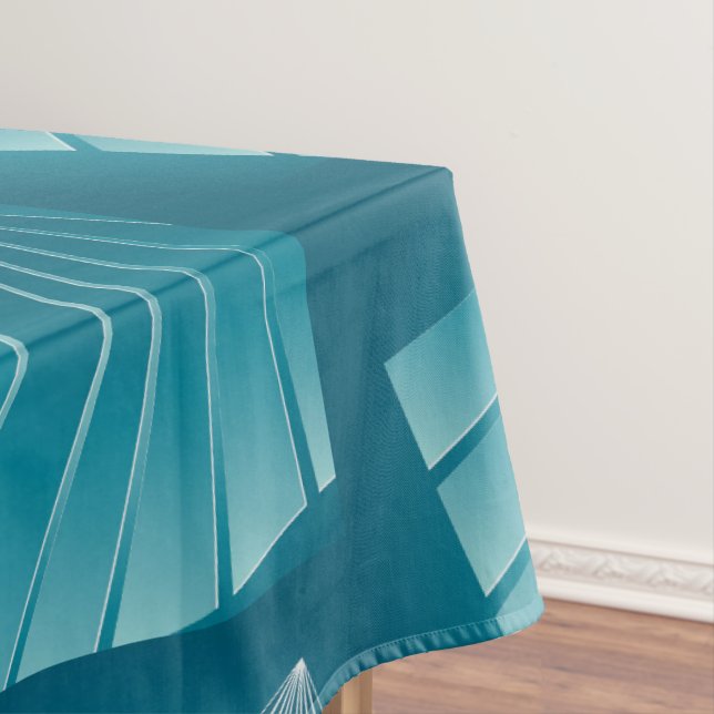 Türkisbänder Tischdecke (Beispiel)
