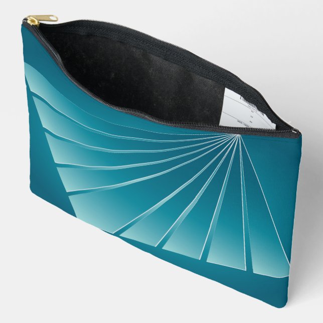 Türkisbänder Zubehörtasche (Offen)
