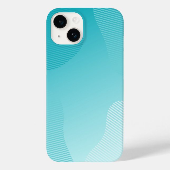 Türkisblau Case-Mate iPhone Hülle (Rückseite)