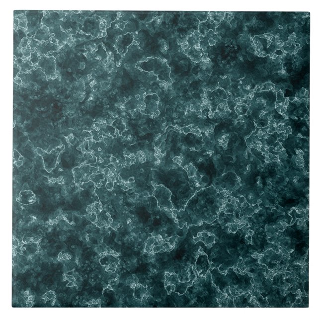 Türkisblau Fliese (Vorderseite)