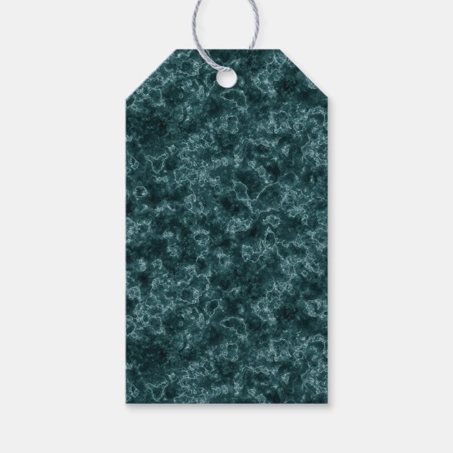 Türkisblau Geschenkanhänger (Vorderseite)