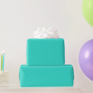 Türkisblau Geschenkpapier
