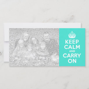 Türkisblau ruhig bleiben und weiter fahren