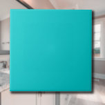Türkisblaue Farbe | Classic | elegant Fliese<br><div class="desc">Türkisblaue Farbe | Classic | elegant | Trendy | Stilvoll | Geschenk</div>