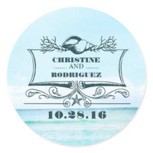 Türkisblaue Hochzeit am Strand