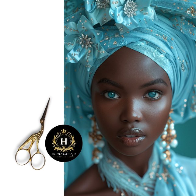 Türkisblaue Kristall-Wärmedekoupage Seidenpapier (Von Creator hochgeladen)