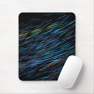 Türkisblaue Lichtmalerei 1 Mousepad