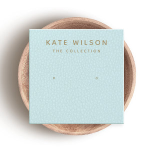 Türkisblaue Ombre Stuhlkarton-Erd-Display-Karte