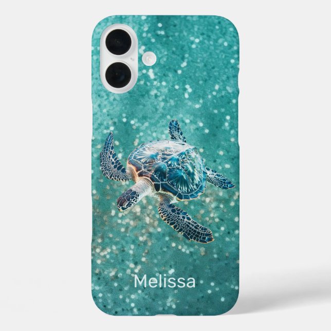 Türkisblaue Schildkröte | Küste Case-Mate iPhone Hülle (Rückseite)
