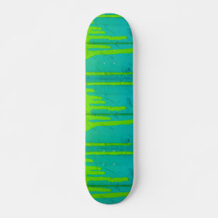 Türkisblaue Skateboard