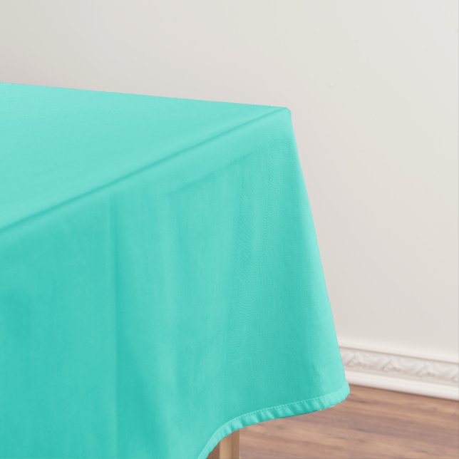Türkisblaue Tischdecke (Beispiel)
