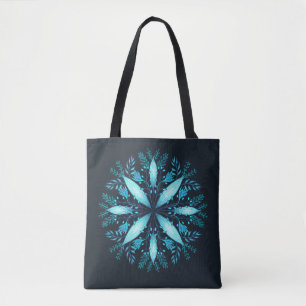Türkisblaue Winterschneeflocke Blume