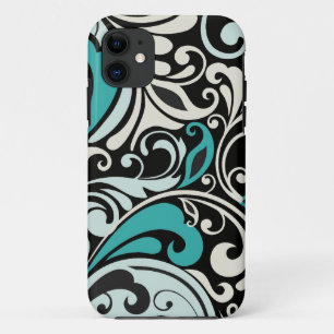 Türkisblaue Wirbel iPhone 5 Fall Case-Mate iPhone Hülle