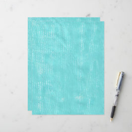 Türkisblaues Scrapbooking für Wavy texturierte Lin