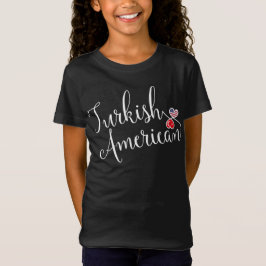 Türkisch-amerikanisches Hemd "Entwinted Hearts" T-Shirt