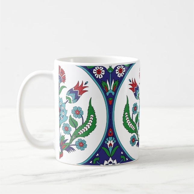 Türkisch arabisch, Tulpe Blume, nahtlos Muster. Kaffeetasse (Links)