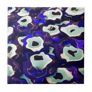 Türkisch Boncuk Eye Shaped Amulet Bizarre Art Fliese