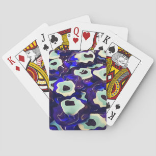 Türkisch Boncuk Eye Shaped Amulet Bizarre Art Spielkarten