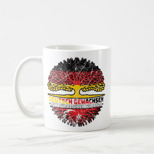 Türkisch Deutsch Deutschland Baum Wurzel Kaffeetasse
