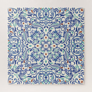 Türkisch farbig: Endlose Tile Elegance. Puzzle