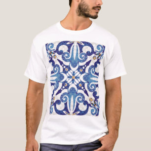 Türkisch farbig: Vintages Ostmuster T-Shirt