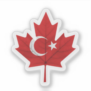 Türkisch-Kanadier Aufkleber