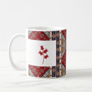 Türkisch-orientalisches Muster Rote Tasse mit Tuli
