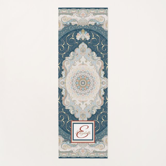 Türkisch-Persischer Teppich-Rug Yogamatte (Vorderseite)