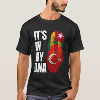 Türkisch-togoische Mischung - DNS-Flagge T-Shirt