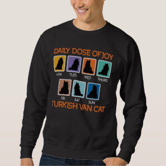 TÜRKISCH VAN CAT TÄGLICHE DOSIS OF JOY Cat Mommy T Sweatshirt