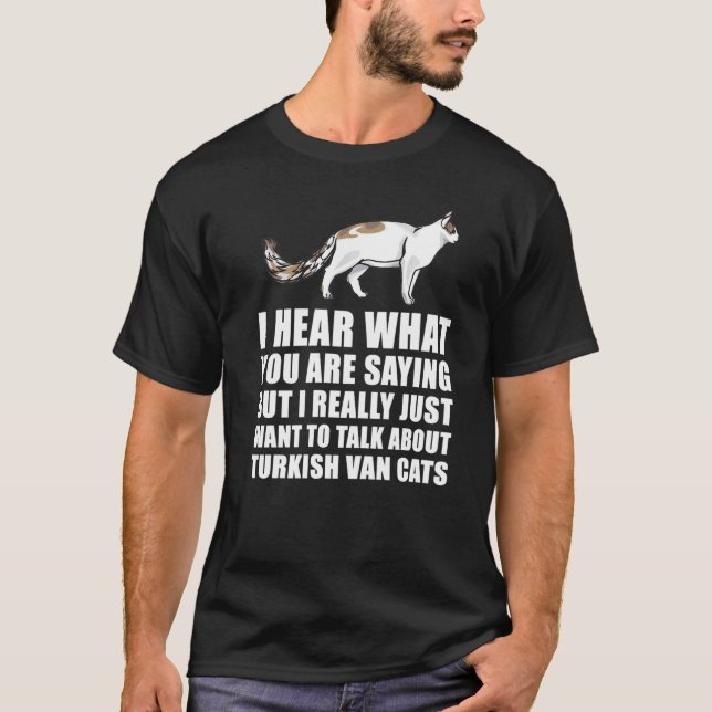 Türkisch Van Katze T-Shirt (Vorderseite)
