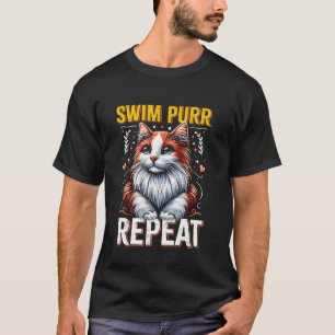 Türkisch Van SCHWIMMEN SCHNURREN WIEDERHOLEN Türki T-Shirt