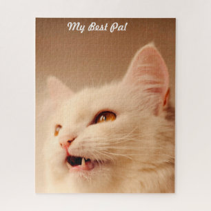 Türkische Angora Katze. Puzzle