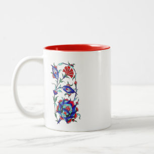 Türkische Blume Zweifarbige Tasse