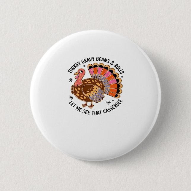 Türkische Bohnen und Brötchen ließ mir sehen, dass Button (Vorderseite)